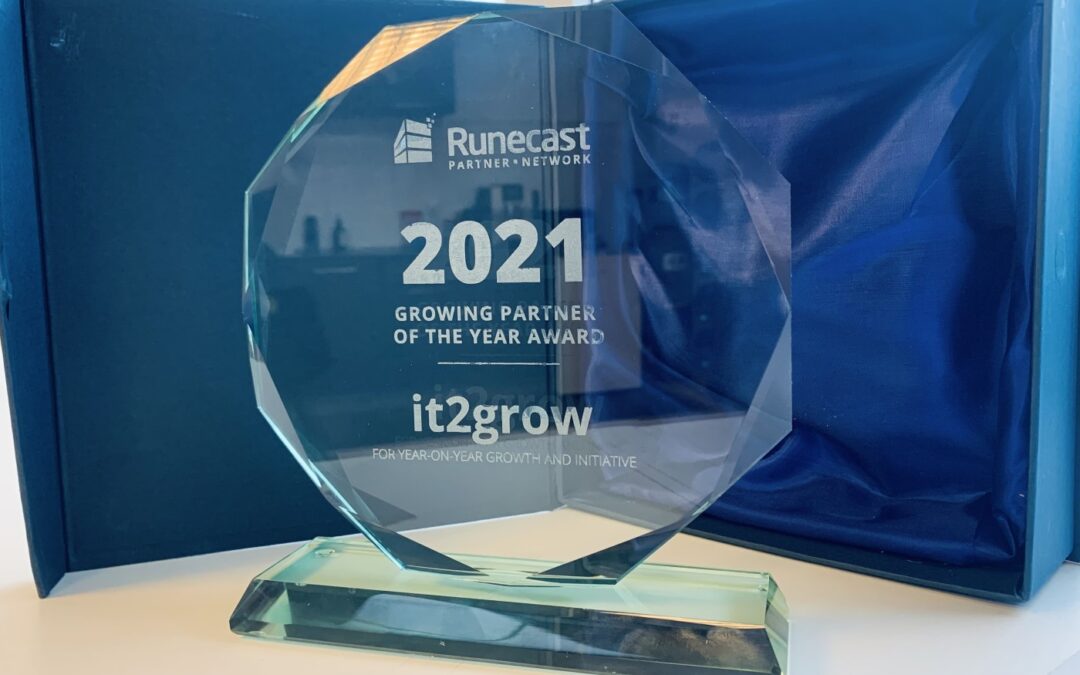 Runecast award Fastest growth EMEA 2022